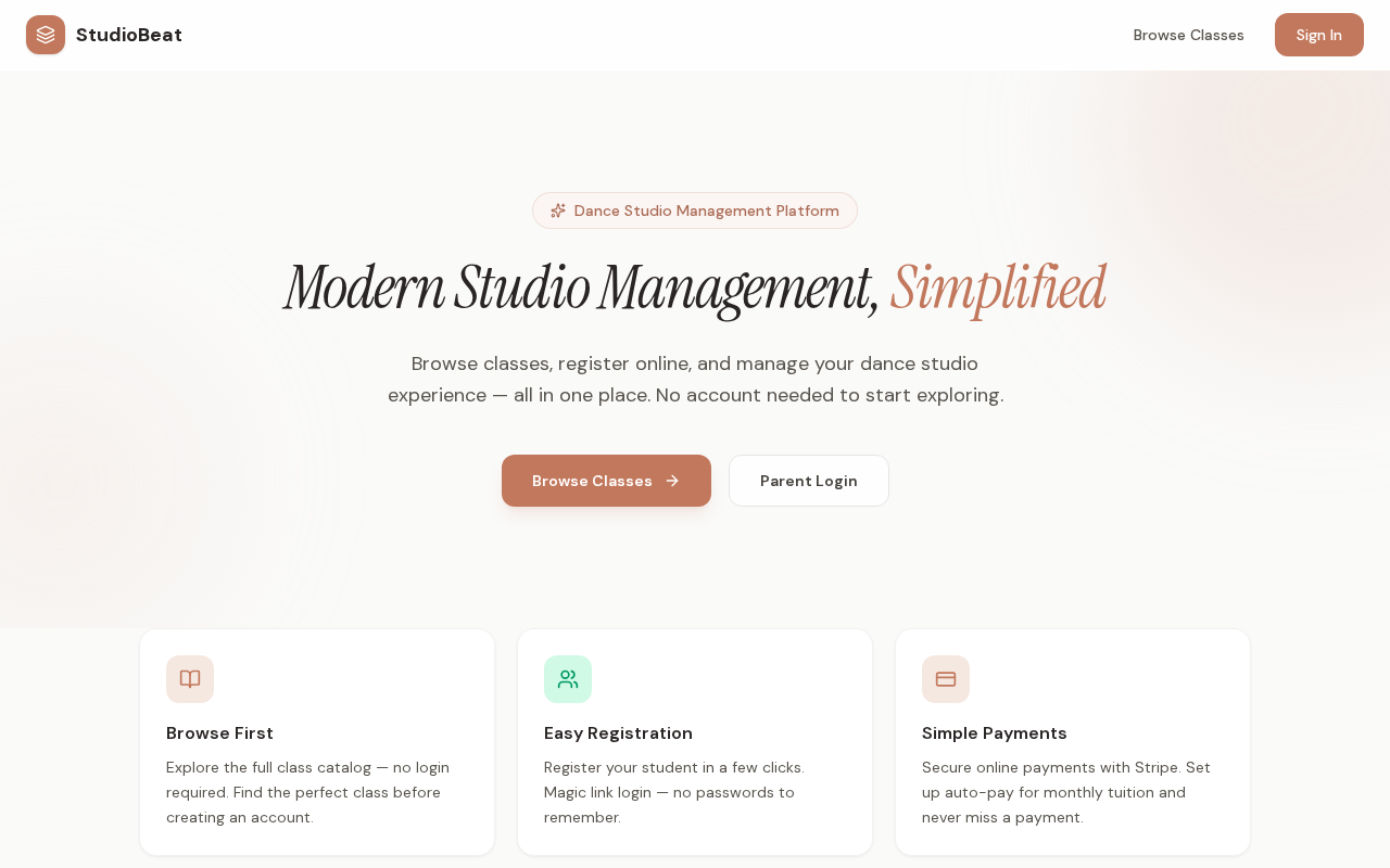 StudioSync screenshot